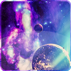 Weltraum-Galaxie Live Wallpaper real (vr Panorama) Zeichen