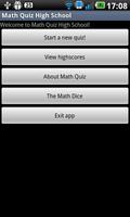 Math Quiz High School Free poster