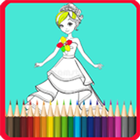 Princess Color Game иконка