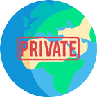 Private browser mode :  incognito browser icon