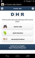 LA County Job Search Cartaz