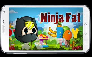 Ninja Fat Boy Game पोस्टर