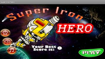 Super Iron Hero - space game poster