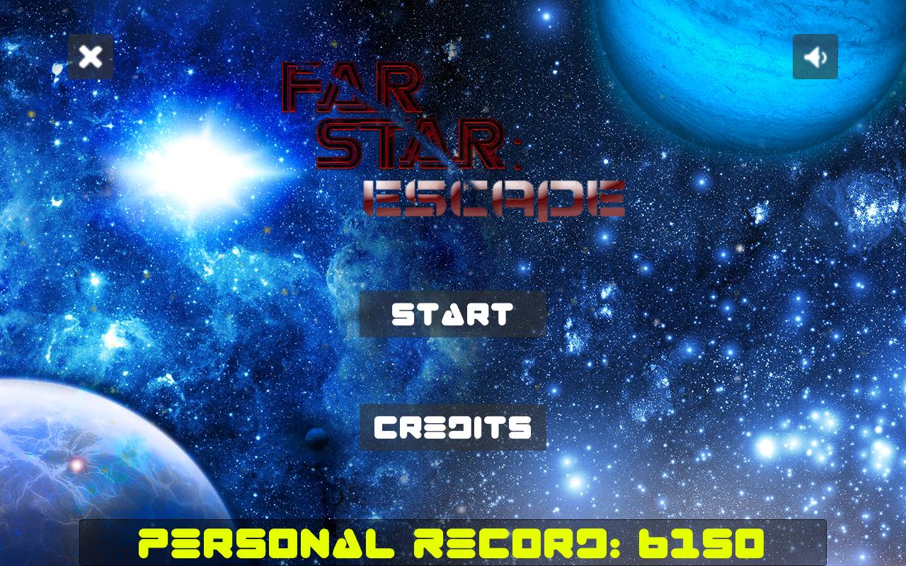 Far Stars. Star Escape. Far star