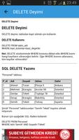 SQL Rehberi capture d'écran 1