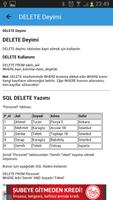 SQL Rehberi capture d'écran 2