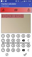 Calculatrice fractions libres capture d'écran 1