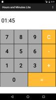 Hours Minutes Calculator Lite capture d'écran 1