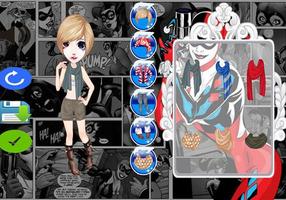 پوستر Dress Up Game For Harley Quinn