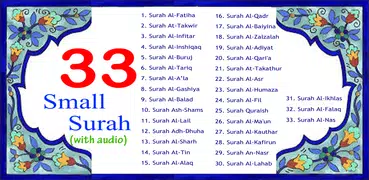 33 Small Surah for Prayer