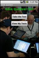 Geek Quotient Test poster