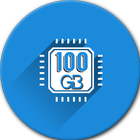 100 GB RAM Booster : 100 GB Storage Space Cleaner icon