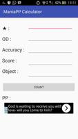 Poster ManiaPP Calculator [OSU!]