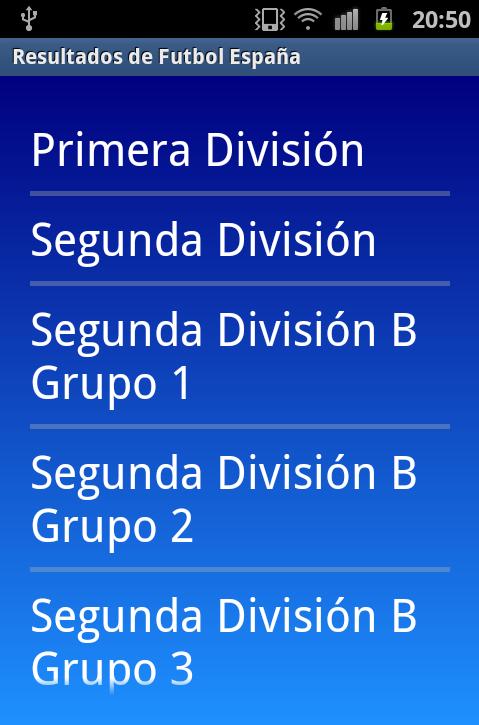 Futbol España resultados for Android - APK Download