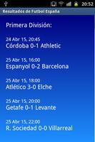 برنامه‌نما Spanish Football Scores عکس از صفحه