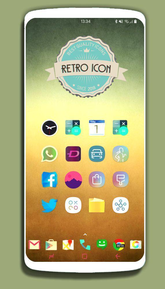 RETRO - ICON Pack Vintage Theme 2019 fullhd for Android - APK Download