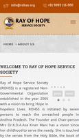 برنامه‌نما ROHSS - RAY OF HOPE SERVICE SOCIETY عکس از صفحه