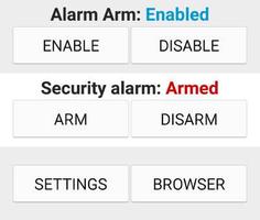 Alarm Arm capture d'écran 1