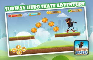 Subway Hero Skate Adventure plakat