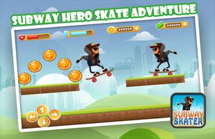 Subway Hero Skate Adventure screenshot 1
