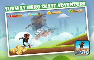 Subway Hero Skate Adventure capture d'écran 2