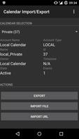 Calendar Import - Export (ics) الملصق