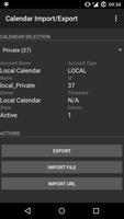 Calendar Import - Export (ics) 포스터