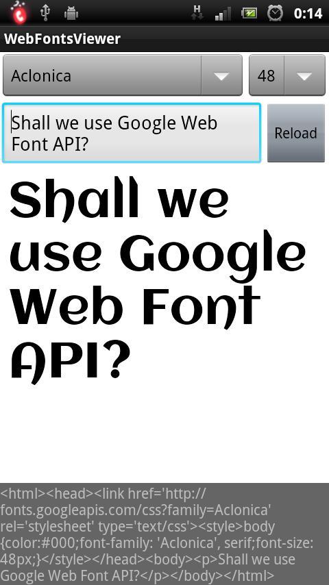 View font. Aclonica шрифт. Web fonts Helper.