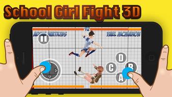 School Girl Fighting 3D Screenshot 1