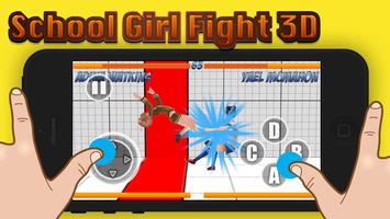 School Girl Fighting 3D Screenshot 2