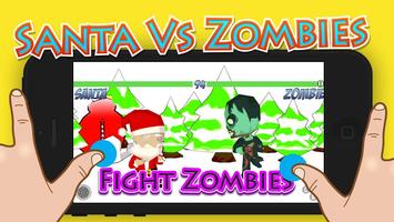 Santa Vs Zombies Fighting 3D تصوير الشاشة 1