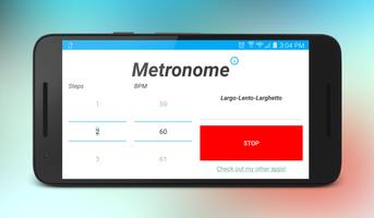 Metronome capture d'écran 1