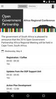 OGP Africa Conference ポスター