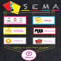 SEMA App الملصق