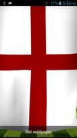 England 3D Flag Live Wallpaper Affiche