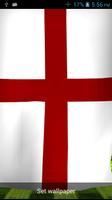 England 3D Flag Live Wallpaper پوسٹر