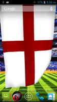 England 3D Flag Live Wallpaper capture d'écran 1