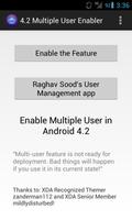 Multiuser on Root Android 4.2 Affiche