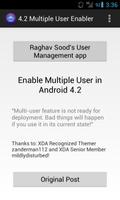 Multiuser on Root Android 4.2 capture d'écran 1