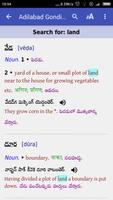 برنامه‌نما Gondi (Adilabad) Dictionary عکس از صفحه