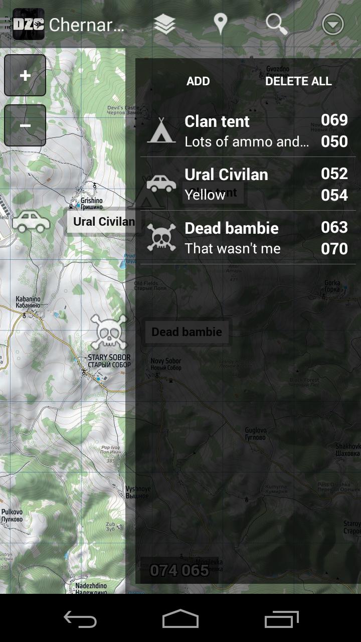 Dayz Central Mod Map Guide For Android Apk Download