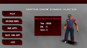 Poster Sniper Snow:Zombie Hunter