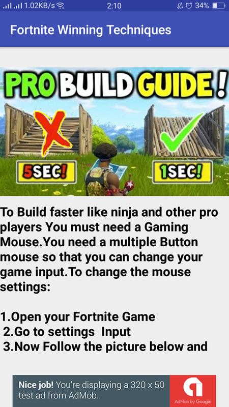 Fortnite Awesome Winning Techniques para Android - APK Baixar - 450 x 800 jpeg 92kB