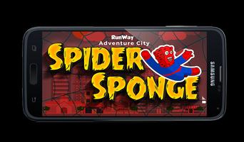 Spider Sponge Run Adventure capture d'écran 1