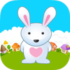 Easter Funny Bunny Catch Eggs icône