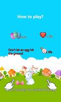 Easter Funny Bunny Catch Eggs capture d'écran 3