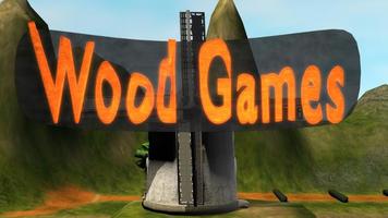 Wood Games 3D-poster