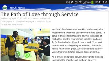 Tzu Chi News screenshot 2