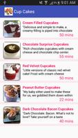 Cup Cakes Recipe: free cake recipe app Affiche