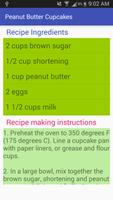 Cup Cakes Recipe: free cake recipe app capture d'écran 2